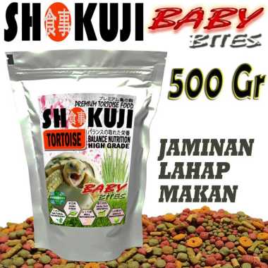 1KG SHOKUJI PAKAN TORTOISE FOOD BABY BITES PELLETS SMALL MAKANAN KURAKURA DARAT SULCATA PARDALIS PEL