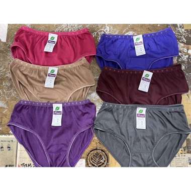(6pcs) CD celana dalam perempuan wanita FIDELA 311 warna tua TERMURAH XXL Random