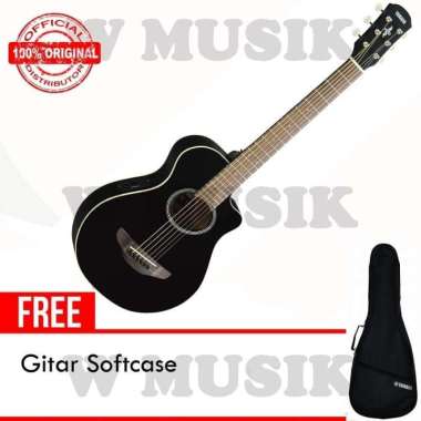 Yamaha Gitar Akustik Elektrik (3/4) APX-T2 Black + Softcase Multivariasi Multicolor