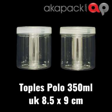 Toples Silinder 350ml | Toples Tabung PET | Toples Kue Kering