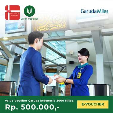 Voucher Digital Biller Garuda Indonesia 2000 Miles - Voucher Value