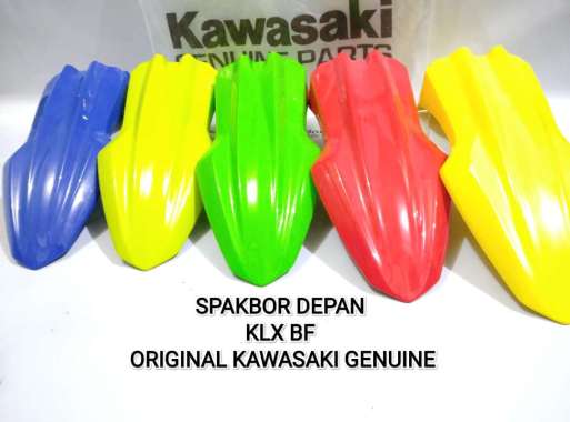 SPAKBOR DEPAN KLX BF HITAM MERAH KUNING HIJAU STABILO BIRU ORIGINAL