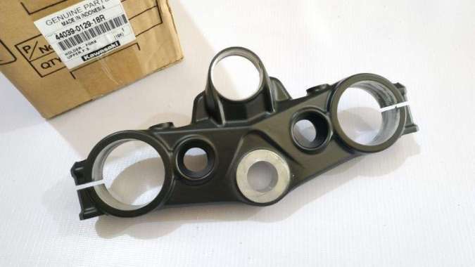 SEGITIGA ATAS - DUDUKAN STANG KLX BF 150 SE SPESIAL EDITION HITAM ORIGINAL