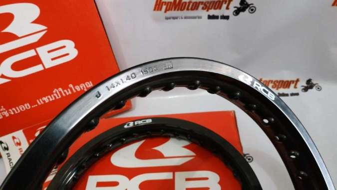 VELG ALLOY RCB 14 INCHI HITAM KILAT