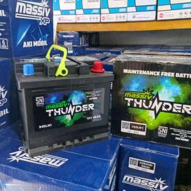 aki kering mobil toyota corolla cross, hilux single cabinLN1 massiv thunder 12v46ah