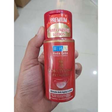 HADA LABO GOKUJYUN ALPHA dan GOKUJYUN ALPHA "PREMIUM" (MERAH) HYDRATING TONER UNTUK ANTI AGING Alpha