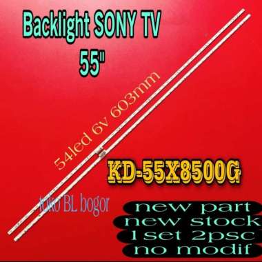 LAMPU LED BL BACKLIGHT TV SONY KD-55X8500G 55X8500G 54LED Multicolor