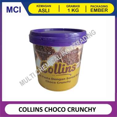 COLLINS CHOCO CRUNCHY 1 KG TOPPING COKELAT SELAI CHOCOLATE CRUNCHY