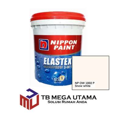 Nippon Elastex 3 in 1 Snow White NP OW 1002 P 20 Kg | Cat Waterproofing