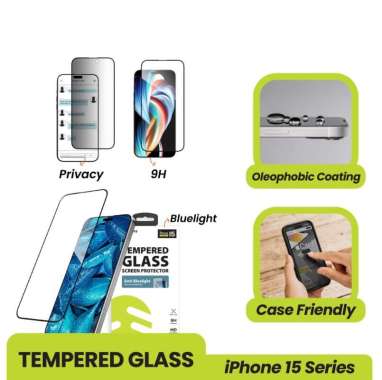 Tempered Glass iPhone 15 Pro Max Plus SwitchEasy Screen Protector 15 Pro Max Privacy