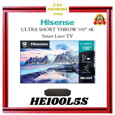 HISENSE HE100L5S SMART LASER TV 100 INCH 4k Ultra Short 100 inch