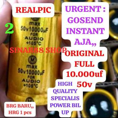 10000uf50v 10000uf 50v 10.000uf50v 10.000uf 10000mk50v 10.000mk MAX ORIGINAL CAPASITOR ELCO ELKO ECO