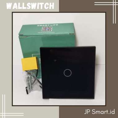 SMARTLIFE Saklar Socket WallSwitch EU Gang 1/Gang 2/ Gang 3 For Smarthome 1 BLACK
