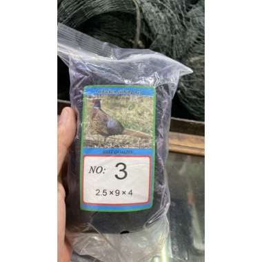 Jaring Burung Bahan Nilon / Bird Net Warna Hitam No. 3