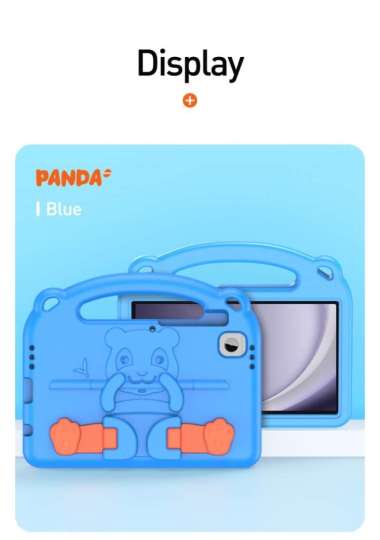 Casing Panda Samsung Tab A9 8.7 Inch Dux Ducis Panda Kids BLUE