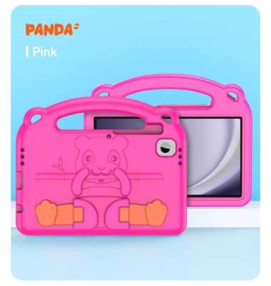 Casing Panda Samsung Tab A9 8.7 Inch Dux Ducis Panda Kids PINK