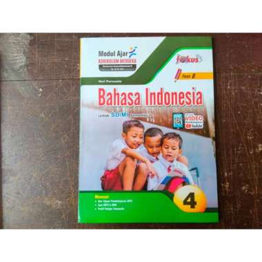 Buku LKS Fokus SD Kelas 4 Genap Kurikulum Merdeka B. Indonesia
