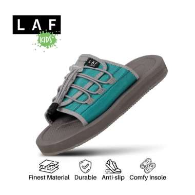 Sandal Slide Sendal Anak Laki laki Perempuan Original Kanoa Kids Biru Tosca LAF Project 32