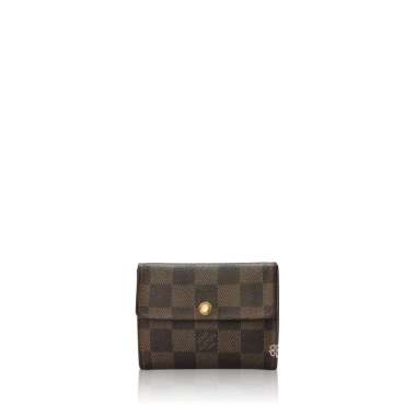 Louis Vuitton Damier Ebene Wallet Brown