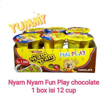 Nyam Nyam Fun Play. 1pack isi 12cup. (NyamNyam/Nyam-Nyam)