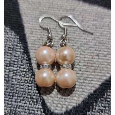 Anting Mutiara / Anting Hijab Mutiara Mutiara Rosegold