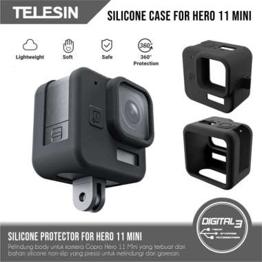 Telesin Silicone Cover For GoPro Hero 11 MINI Protective Case Casing