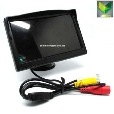 Monitor Rear View Parkir Mobil TFT LCD 5 Inch