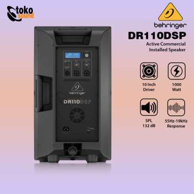 Behringer DR110DSP - 1000W 10 inch Powered Active Speaker SATUAN