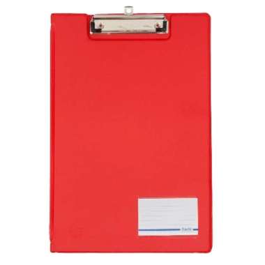 Bantex Clipboard with Cover F4/Folio Clipfolder - 4211 Red