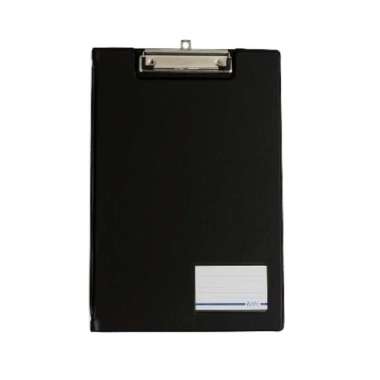 Bantex Clipboard with Cover F4/Folio Clipfolder - 4211 Black