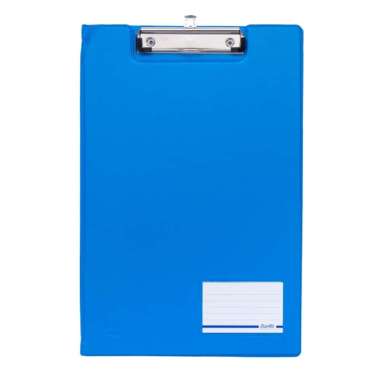 Bantex Clipboard with Cover F4/Folio Clipfolder - 4211 Blueberry