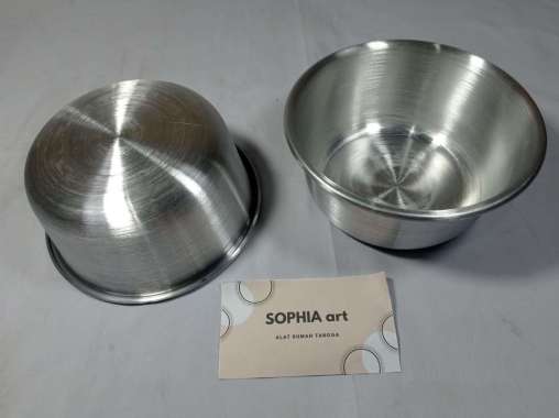 PANCI WADAH KOBOKAN TIM TIMAN MANGKOK WASKOM BASKOM JAWA ALUMINIUM POLOS