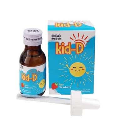 kid-d vitamin D infant baby anak kids drop syrup 60ml 400iu imedco D3