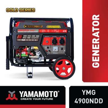 Generator Listrik Bensin YAMAMOTO Genset Gold Series 2500 Watt YMG 4900 NDD