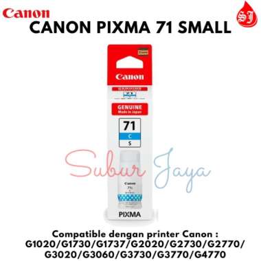 Tinta Canon CL - 71 Small Cyan Original Tinta Pigment Canon 40 ml