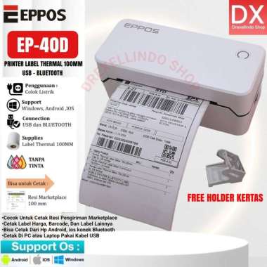 Printer Barcode Thermal EPPOS EP40D - USB BLUETOOTH