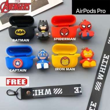Case Airpods Pro 2019 / Airpods 3 Marvel Avenger Series Airpods Pro Batman