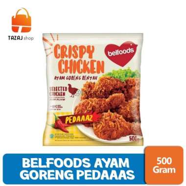 Promo Harga Belfoods Crispy Chicken Pedaaaz 500 gr - Blibli