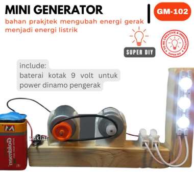 DINAMO WIND TURBINE KIT GENERATOR MINI TENAGA ANGIN PAKET B