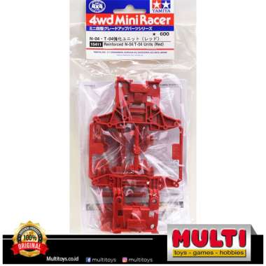 TAMIYA 15411 REINFORCED N-04/T-04 UNITS (Red) 15411