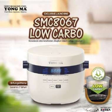 YONG MA Rice Cooker Low Carbo 2 liter SMC 8067 / SMC8067