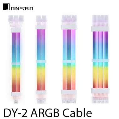 JONSBO DY-2 STRIMER CABLE ARGB 12+4PIN / 2X8PIN / 24PIN / 3X8PIN DY2 - GPU 2X8PIN GPU 2X8PIN