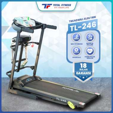 Total Fitness TL-246 Treadmill Elektrik Motorizer
