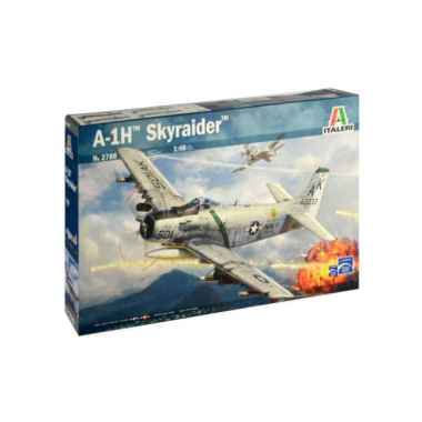 Pesawat A-1H SKYRAIDER Skala 1:48 Italeri