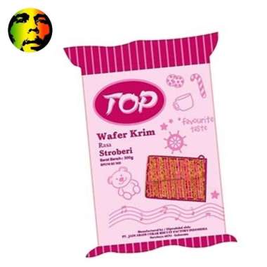 Top wafer krim stroberi 300g