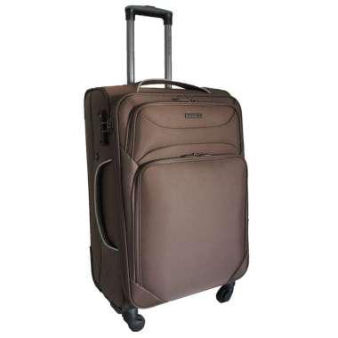 Navy Club Stena Koper SoftCase - 4 Roda Putar TSA Lock Expandable Size 24 Inch Coffee