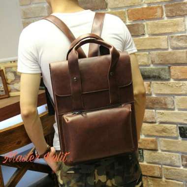 VERISH Tas Ransel Kulit Asli Garut MK.331