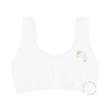 Wimiu Miniset BH Mini Set Miniset Wanita Remaja Bra Sport Miniset Anak Remaja 100183 White XL
