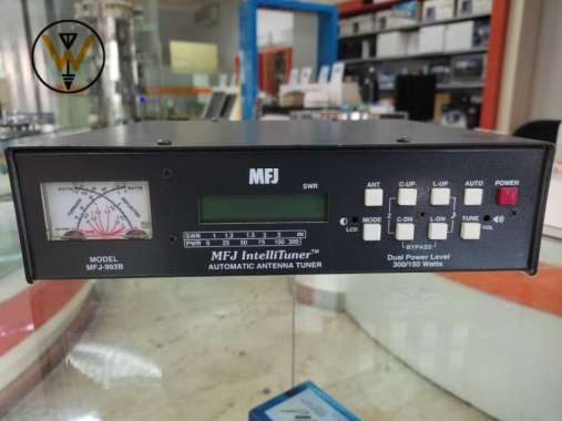 MFJ 993 AUTOMATIC HF 300W 1,8-30MHZ TUNER DUALBAND WATTMETER SWR BARU