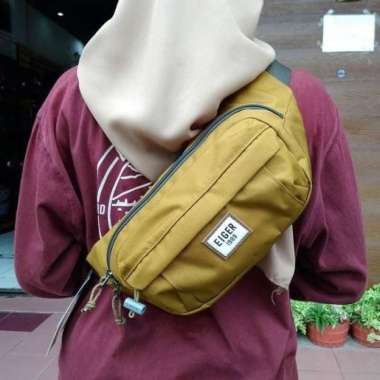 Eiger Sender 3.0 Waist Bag 2L Waistbag Tas Selempang Pria Original Tan